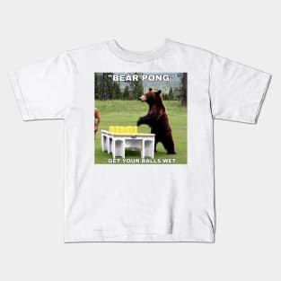 Bear Pong Kids T-Shirt